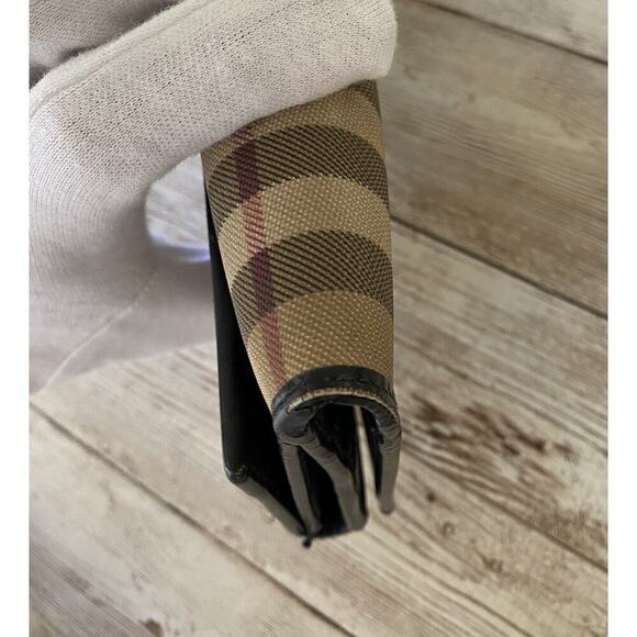 Burberry Wallet Women’s Large Tartan plaid Bifold Authentic - Picture 13 of 16